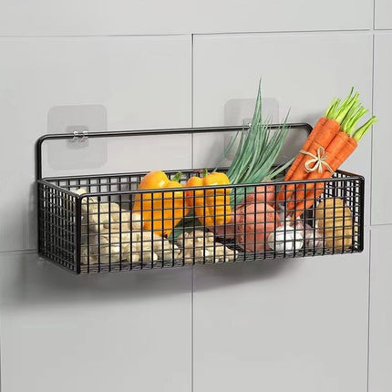 Hanging Floating Shelves, 2 Sets Of Wall Mounted Shelves For Wall Storage, Hanging Storage Shelf For Bathroom, Living Room, Bedroom, Kitchen Seasoning Rack Shower Toiletries Basket Black.