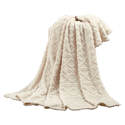 Warm Blankets for Winter, Winter Blankets Queen Size,King Blankets for The Bed, Winter Blankets Queen Size,Super Soft Throw Blankets, Silky Flannel Fleece Bed Blanket Beige.