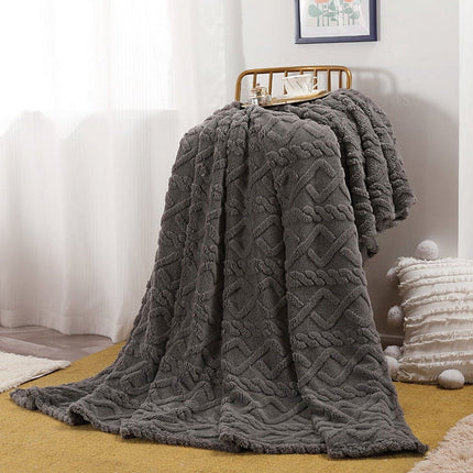 Warm Blankets for Winter, Winter Blankets Queen Size,King Blankets for The Bed, Winter Blankets Queen Size,Super Soft Throw Blankets, Silky Flannel Fleece Bed Blanket Gray.