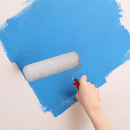 High-Performance Paint Roller Set - Ideal for Walls, Cabinets, and Furniture for Painting Walls Cabinet Doors Paint Roller Brush Paint Roller Including Tray Paint Set for House Painting White.