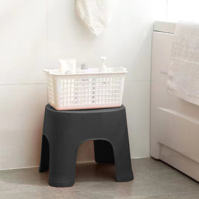 Step Stool for Kids Stool for Bathroom Toddler Stool Bathroom Step Stool Step Stool for Toddlers Anti Non-Slip Toilet Seat Child,Plastic Mini Stool,Thickened Design Ideal,Sturdy And Lightweight Black.