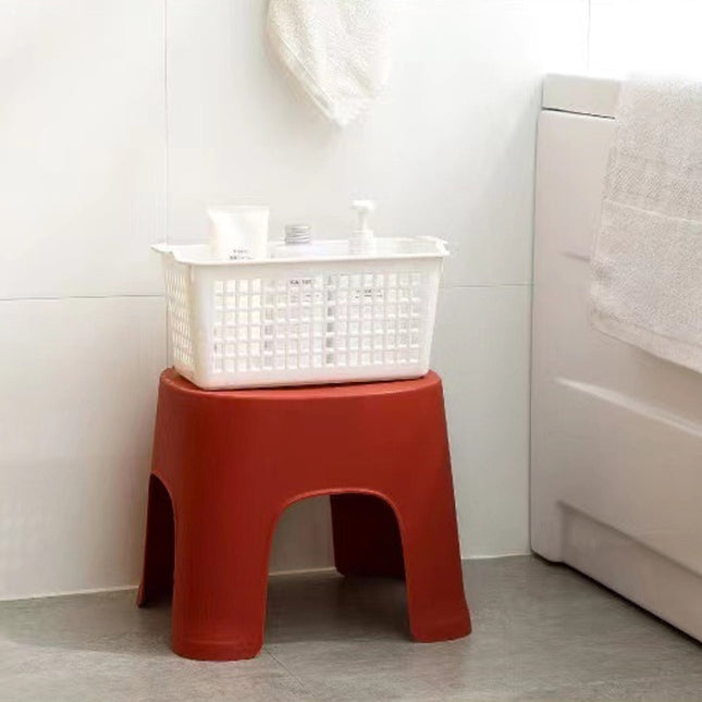 Step Stool for Kids Stool for Bathroom Toddler Stool Bathroom Step Stool Step Stool for Toddlers Anti Non-Slip Toilet Seat Child,Plastic Mini Stool,Thickened Design Ideal,Sturdy And Lightweight Red.