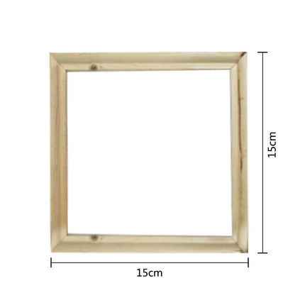 DIY Solid Wood Canvas Frame Kit for Paint by Number&Oil Painting& Painting by Number Wooden Art Frames,Wood Frame For Oil Painting Nature DIY Frame Picture Inner Picture Frame 15*15.