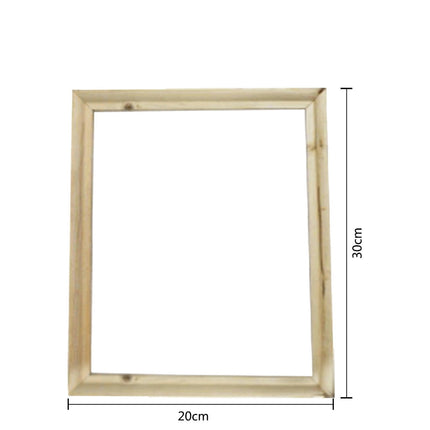 DIY Solid Wood Canvas Frame Kit for Paint by Number&Oil Painting& Painting by Number Wooden Art Frames,Wood Frame For Oil Painting Nature DIY Frame Picture Inner Picture Frame 20*30.