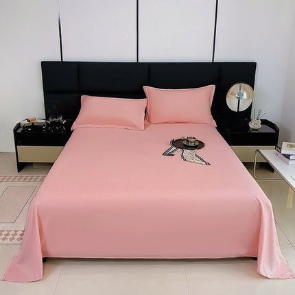 Waterproof Bed Flat Sheet ,Best Season Cotton Sheet-Long Staple Cotton Sheets Set, Soft Cotton Bed Sheets,Reusable Washable Mattress Protector Sheet, Furniture Cover for Bedding,Couch P-ink.