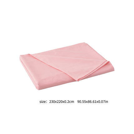 Waterproof Bed Flat Sheet ,Best Season Cotton Sheet-Long Staple Cotton Sheets Set, Soft Cotton Bed Sheets,Reusable Washable Mattress Protector Sheet, Furniture Cover for Bedding,Couch P-ink.
