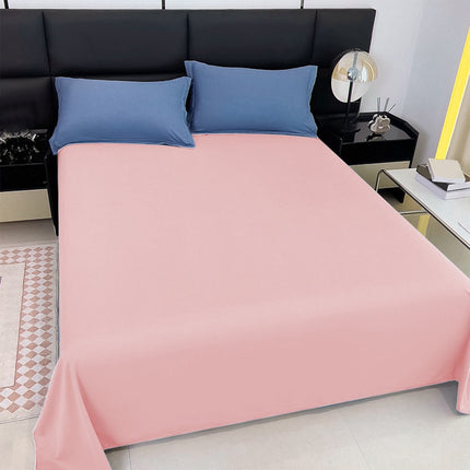 Waterproof Bed Flat Sheet ,Best Season Cotton Sheet-Long Staple Cotton Sheets Set, Soft Cotton Bed Sheets,Reusable Washable Mattress Protector Sheet, Furniture Cover for Bedding,Couch P-ink.