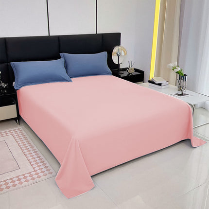 Waterproof Bed Flat Sheet ,Best Season Cotton Sheet-Long Staple Cotton Sheets Set, Soft Cotton Bed Sheets,Reusable Washable Mattress Protector Sheet, Furniture Cover for Bedding,Couch P-ink.
