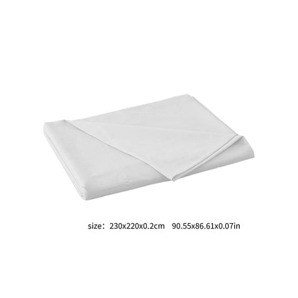 Waterproof Bed Flat Sheet ,Best Season Cotton Sheet-Long Staple Cotton Sheets Set, Soft Cotton Bed Sheets,Reusable Washable Mattress Protector Sheet, Furniture Cover for Bedding,Couch White.