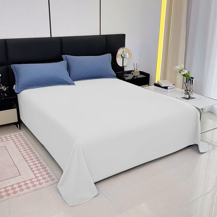 Waterproof Bed Flat Sheet ,Best Season Cotton Sheet-Long Staple Cotton Sheets Set, Soft Cotton Bed Sheets,Reusable Washable Mattress Protector Sheet, Furniture Cover for Bedding,Couch White.