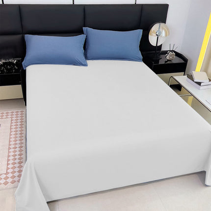 Waterproof Bed Flat Sheet ,Best Season Cotton Sheet-Long Staple Cotton Sheets Set, Soft Cotton Bed Sheets,Reusable Washable Mattress Protector Sheet, Furniture Cover for Bedding,Couch White.