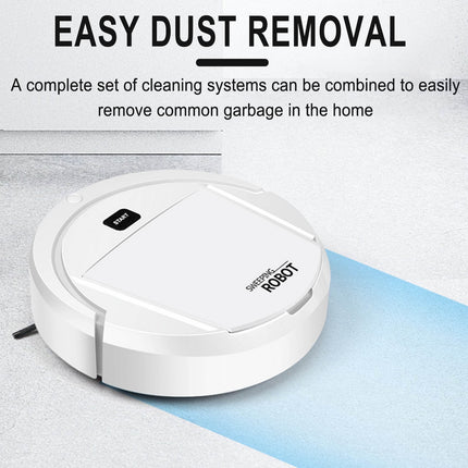 Robot Vacuum Cleaner, 4 in 1 Ultra Thin Low Operation Intelligent Sweeping Mopping Robot,for Hard Floor, Pet Hair and Low-Piled Carpet,Quiet,Integral Memory Multiple Cleaning Modes Vacuum White.
