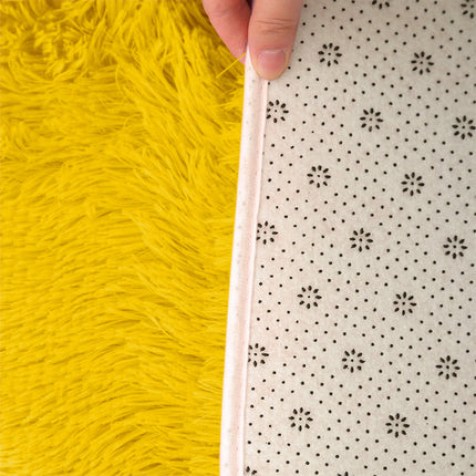 Ultra Soft Bathroom Rug Set 3 Piece-Includes Water Absorbent Non-Slip Bath Rug Contour Mat Toilet Lid Cover,New Vuyungers Microfiber Bath Rugs for Tub Shower Bathroom Floor,Machine Washable Yellow.