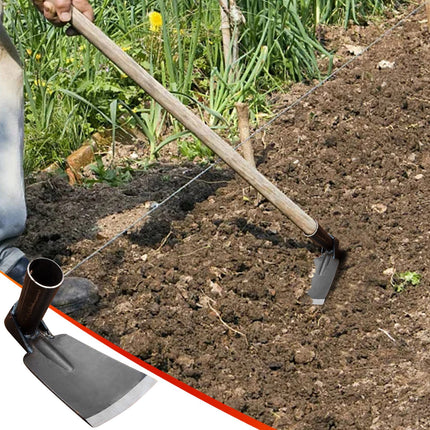 Cetilox Outdoor Hoe Garden Tool -Garden Hula Hoes for Weeding Gardening - Weeding Loop Stirrup Hoe for Planting Vegetables Flower Hoes - Planting Vegetables Flower Hoes Without handle A.