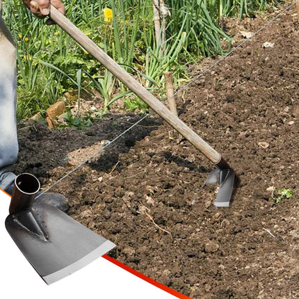 Cetilox Outdoor Hoe Garden Tool -Garden Hula Hoes for Weeding Gardening - Weeding Loop Stirrup Hoe for Planting Vegetables Flower Hoes - Planting Vegetables Flower Hoes Without handle B.