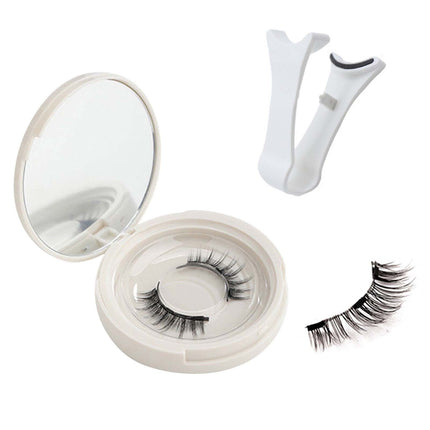 Magnetic Lashes - Magnetic Eyelashes Natural Look, Magnetic Lashes Kit, Lashes, Reusable Natural Look No Glue Needed Magnetic Eyelashes with Applicator, No Glue Needed Easy to Wear and Remove B.