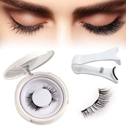 Magnetic Lashes - Magnetic Eyelashes Natural Look, Magnetic Lashes Kit, Lashes, Reusable Natural Look No Glue Needed Magnetic Eyelashes with Applicator, No Glue Needed Easy to Wear and Remove C.