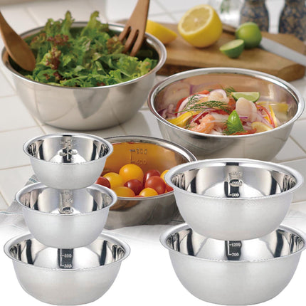 Thickened Stainless Steel Mixing Bowl - Salad Bowl, Metal Bowls, Stainless Steel Basin, Heavy Duty Deeper Edge Mirror Finish Dishwasher Safe Bowl, Metal Bowls,Stainless Steel Basin, Water Basin 14CM 400ml.