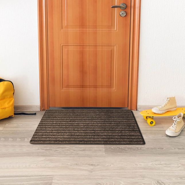 40 x 24 Inch Absorbent Door Mat - Customizable Size, Durable & Stylish, Perfect for Living Room, Kitchen, and Entryway, Easy to Clean Coffee.