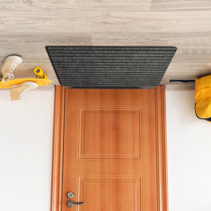 40 x 24 Inch Absorbent Door Mat - Customizable Size, Durable & Stylish, Perfect for Living Room, Kitchen, and Entryway, Easy to Clean Gray.