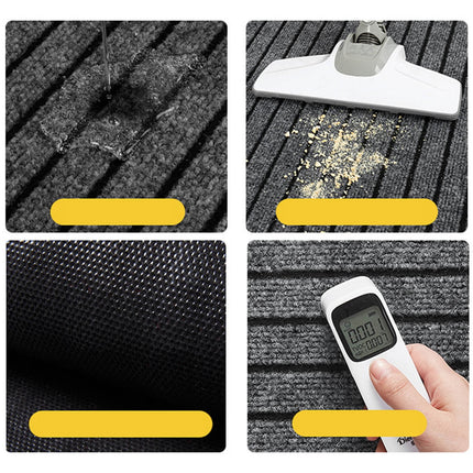 40 x 24 Inch Absorbent Door Mat - Customizable Size, Durable & Stylish, Perfect for Living Room, Kitchen, and Entryway, Easy to Clean Gray.