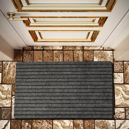 40 x 24 Inch Absorbent Door Mat - Customizable Size, Durable & Stylish, Perfect for Living Room, Kitchen, and Entryway, Easy to Clean Gray.