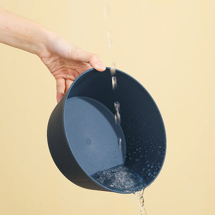 Unbreakable Large Cereal Bowl - Wheat Straw Bowls Salad bowls Microwave and Dishwasher Safe Salad Bowls, Stackable Color Kitchen Bowls for Serving, Soup, Oatmeal, Pasta, Noodles Blue.