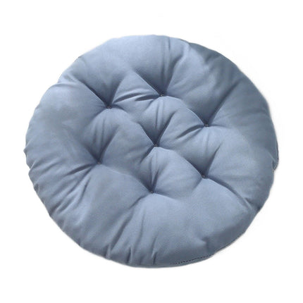 Round Bar Stool Cushion - Round Soft Chair Cushions Home Floor Pillow Indoor Corduroy Chair Pads Office Seat Cushion, Comfortable Sitting for Wooden or Metal Stools Gray.