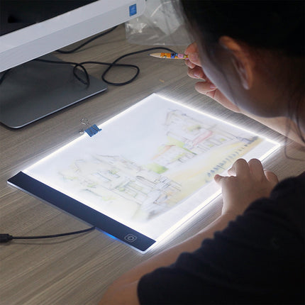 Portable A3 LED Tracing Light Box - 15.75x13.2 Inch Slim Light Pad with USB Power, Adjustable Brightness for Artists, Sketching, Animation & Design A.