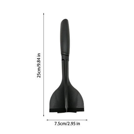 Manual Hamburger Meat Chopper Stirrer - Long Handle Chopper for Mixing Cutting, Egg Salad, Mashed Potato Red, Heat Resistant Meat Masher for Ground Beef, Hamburger Meat, Kitchen Tool black.