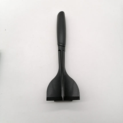 Manual Hamburger Meat Chopper Stirrer - Long Handle Chopper for Mixing Cutting, Egg Salad, Mashed Potato Red, Heat Resistant Meat Masher for Ground Beef, Hamburger Meat, Kitchen Tool black.