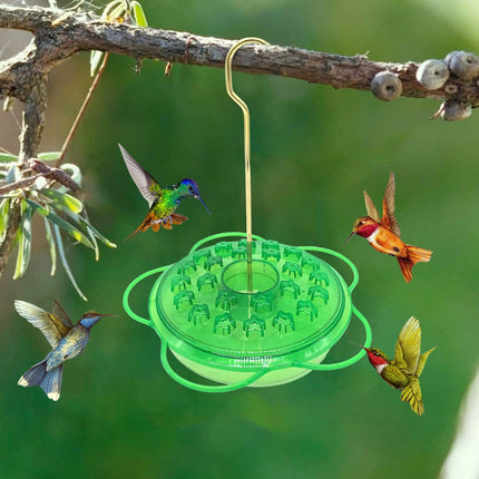 Hummingbird Feeder, Ant and Bee Proof, Feeders for Outdoors Hanging, Easy to Clean and Refill, Hanging Flower Shaped Hooked Hummingbird Feeder Flower Shaped Bird Feeder Red.