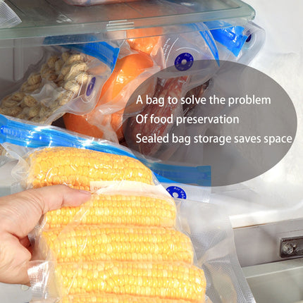 10-Pack Reusable Vacuum Food Storage Bags - BPA-Free, Various Sizes, Double Zipper Seal, Easy-to-Use Vacuum Sealer Bags for Food, Pet Treats & Small Items - Clear, Space-Saving, Freshness Preservation 26*28.