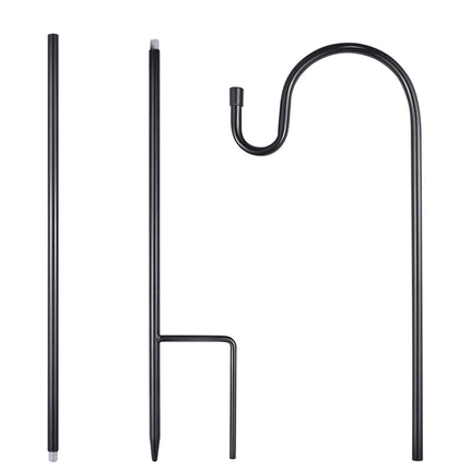 Garden Hooks for Outdoor Lanterns, Garden Hooks for Hanging Plants, Solar Lights, Small Shepherds Hooks for Outdoor, Plant Poles 100CM.