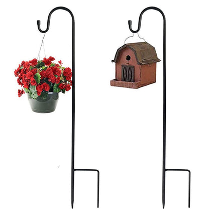 Garden Hooks for Outdoor Lanterns, Garden Hooks for Hanging Plants, Solar Lights, Small Shepherds Hooks for Outdoor, Plant Poles 100CM.