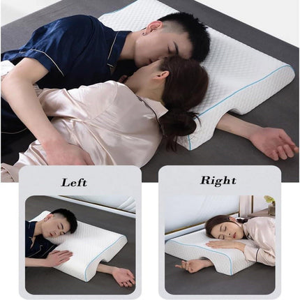 Memory Foam Cuddle Pillow, Shoulder Pillow for Side Sleepers, Arm Pillow with Arm Hole for Sleeping, Side Sleeper Pillow for Arm Pressure Relief with Breathable Pillowcase, 27.2x19.3 27.2" x 19.3" B.