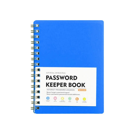 Password Book with alphabetical tabs. Internet Address Organizer Logbook. Small Pocket Password Keeper for Website Logins, 4.25x5.7 4.25" x 5.7" Orange.