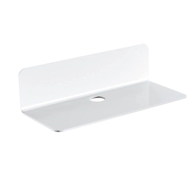 Acrylic Floating Shelves, 9 Inch Acrylic Wall Mounted Hanging Shelf Bookshelf for Bedroom, Gaming Room, Living Room, Bathroom, Office, 3.5x9.0x2.4 3.5" x 9.0" x 2.4" Black
