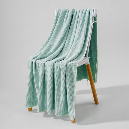 Bath Sheets Towels for Adults, 13.77x29.52 Inches - Light Thin Quick Drying Highly Absorbent Bath Towel for Bath, Fitness, Yoga, Travel, Sport and Shower (Pink) 13.77" x 29.52" Green1.