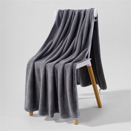 Bath Sheets Towels for Adults, 13.77x29.52 Inches - Light Thin Quick Drying Highly Absorbent Bath Towel for Bath, Fitness, Yoga, Travel, Sport and Shower (Pink) 13.77" x 29.52" Grey1.