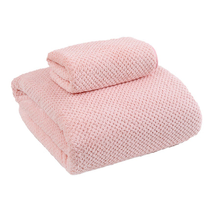 Bath Sheets Towels for Adults, 13.77x29.52 Inches - Light Thin Quick Drying Highly Absorbent Bath Towel for Bath, Fitness, Yoga, Travel, Sport and Shower (Pink) 13.77" x 29.52" Pink1.