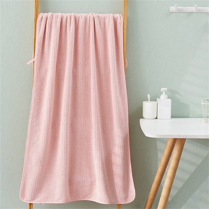 Bath Sheets Towels for Adults, 13.77x29.52 Inches - Light Thin Quick Drying Highly Absorbent Bath Towel for Bath, Fitness, Yoga, Travel, Sport and Shower (Pink) 13.77" x 29.52" Pink1.