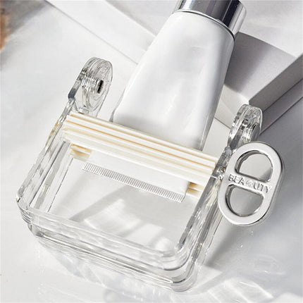 Luxury Paint Tube Squeezer Wringer Tool - Rolling Tube Squeeze Roller for Toothpaste - Toothpaste Tube Squeezer for Artists, Hair Salons, Painters - Daily Living Essential, (Black) 3.39x4.13x3.78 3.39" x 4.13" x 3.78" Black*4.