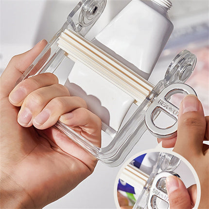 Luxury Paint Tube Squeezer Wringer Tool - Rolling Tube Squeeze Roller for Toothpaste - Toothpaste Tube Squeezer for Artists, Hair Salons, Painters - Daily Living Essential, (Black) 3.39x4.13x3.78 3.39" x 4.13" x 3.78" Black*4.
