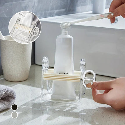 Luxury Paint Tube Squeezer Wringer Tool - Rolling Tube Squeeze Roller for Toothpaste - Toothpaste Tube Squeezer for Artists, Hair Salons, Painters - Daily Living Essential, (Black) 3.39x4.13x3.78 3.39" x 4.13" x 3.78" Black*4.