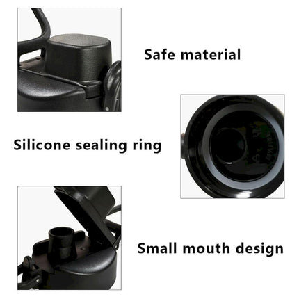 CGZQFEI Universal Water Bottle Lid Replacement - Black Nozzle Fit 12-42oz Stainless/Plastic Bottles (Leakproof Drinking Spout Design) Black.