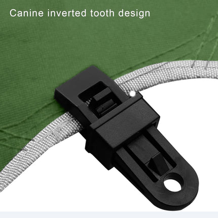 Tarp Clips Heavy Duty Lock Grip,Tarp Clamps for Cover Awnings, Outdoor Camping, Caravan Canopies, Car Covers, 10 PCS Per Pack (Black) 0.98x0.86x3.18 0.98" x 0.86" x 3.18" Black.
