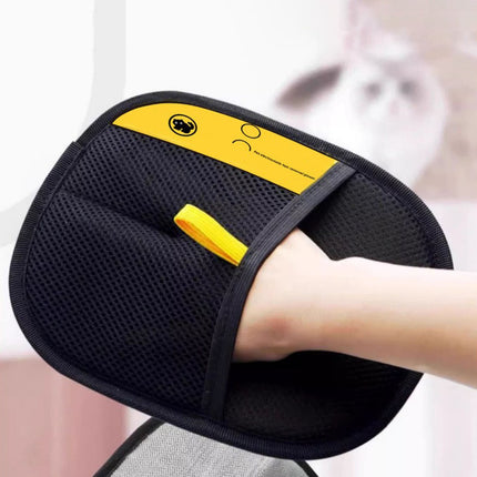 Pet Hair Removal Glove, Efficient Grooming Gloves for Cats & Dogs,Cat Grooming Gloves for Pet Hair Removal, Double Sided Grooming Glove,Reusable Pet Hair Remover Glove.