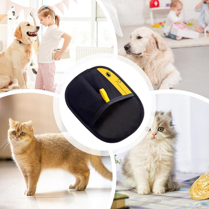 Pet Hair Removal Glove, Efficient Grooming Gloves for Cats & Dogs,Cat Grooming Gloves for Pet Hair Removal, Double Sided Grooming Glove,Reusable Pet Hair Remover Glove.