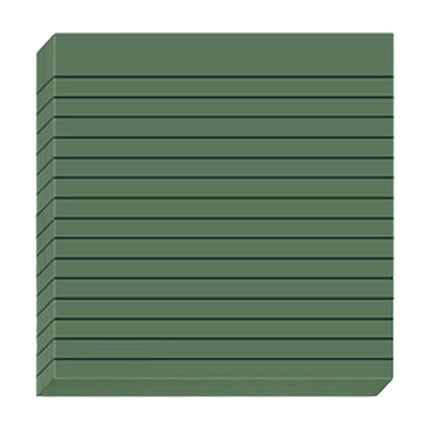 Lined Sticky Notes 3x3 Inches, Light Purple Black Ruled Self-Stick Pads, Easy to Post for Home, Office, Notebook, 1 Pack (30 Sheets/Pad) 3" x 3" Green3.